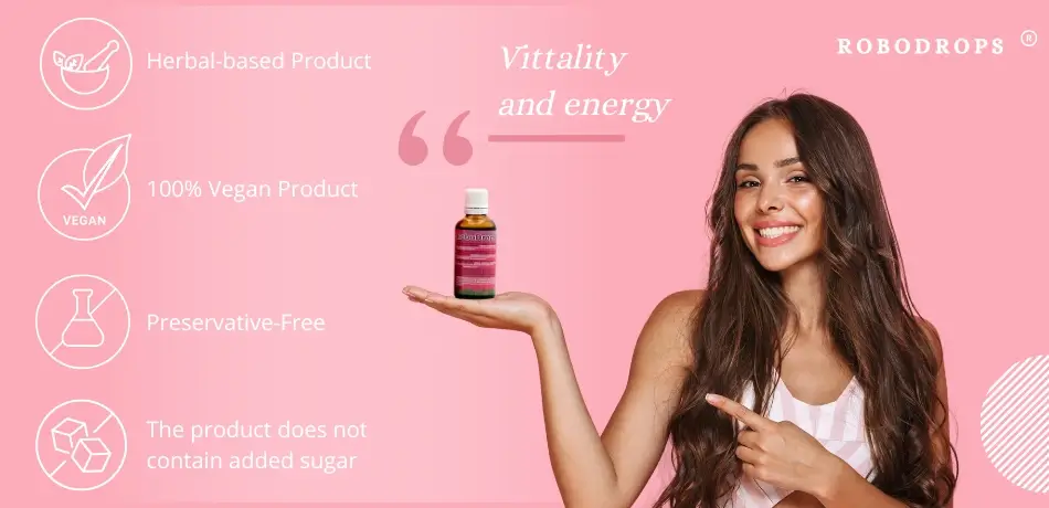 Robodrops – your aid against everyday stress, physical and mental exhaustion.